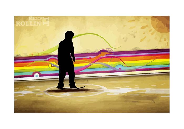 Skater Background Template