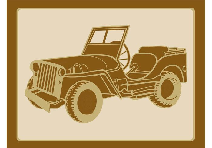 Classic Military Car Graphics