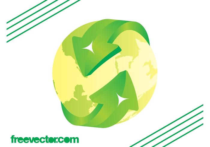 Eco Globe Vector Eco Globe Vector