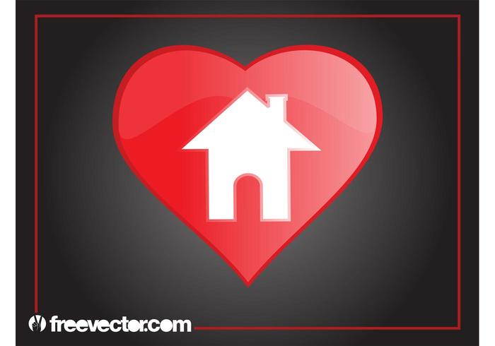 Heart Home Icon Heart Home Icon