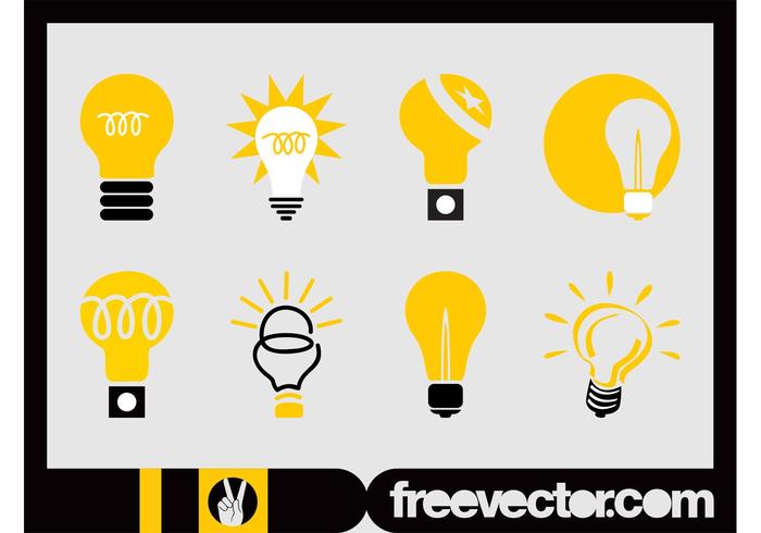 Lightbulbs Icon Set Lightbulbs Icon Set