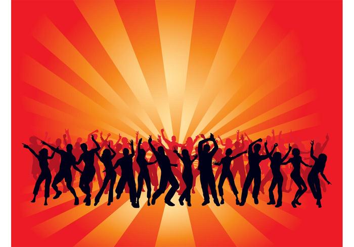 Dancing Crowds Background Dancing Crowds Background