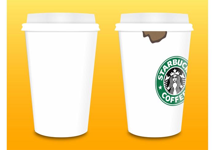 Starbucks Coffee Cups Vector