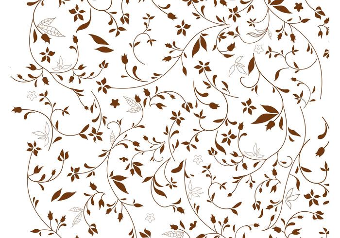 Brown Flowers Background