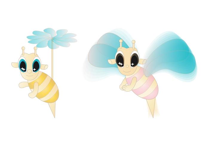 Cute Cartoon Bees Cute Cartoon Bees
