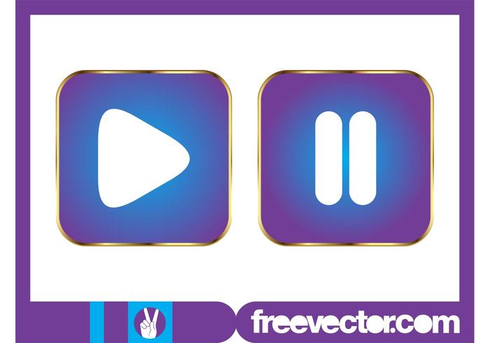 Play And Pause Buttons Graphics Play And Pause Buttons Graphics