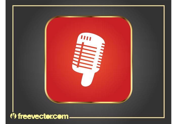 Microphone Icon Graphics vector