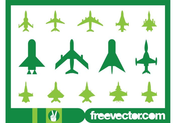 Military Planes Icons Military Planes Icons