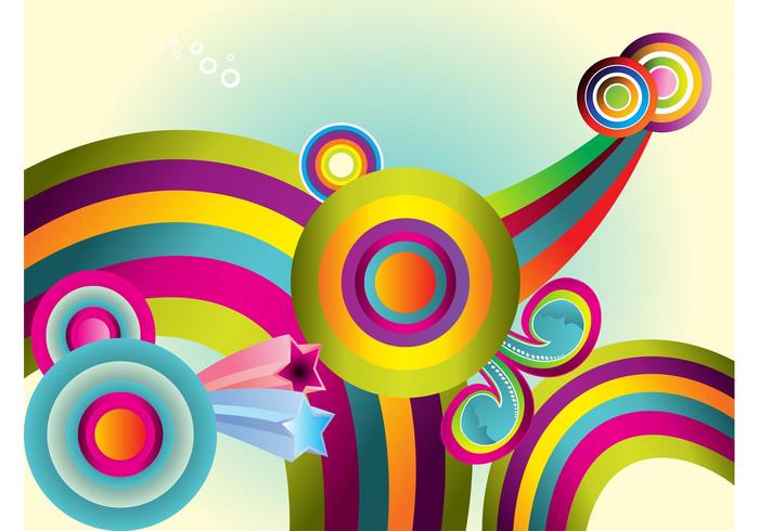 Background With Colorful Circles Background With Colorful Circles