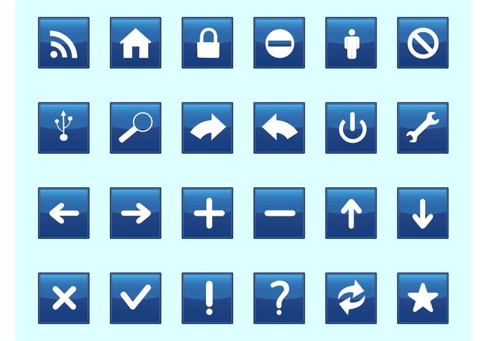 Square Technology Icons Square Technology Icons