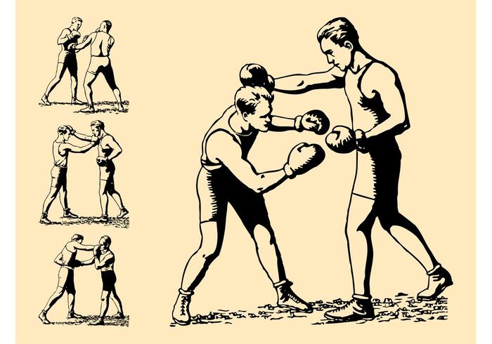 Retro Boxing Graphics Retro Boxing Graphics