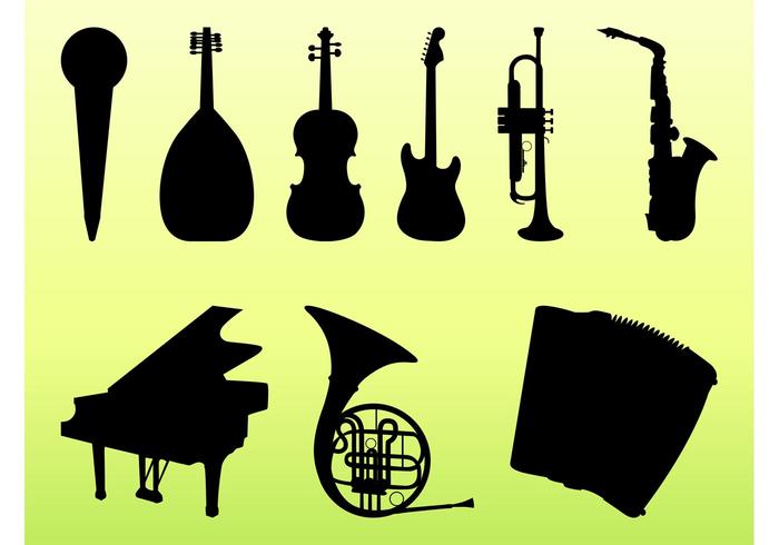 Musical Instruments Graphics Set Musical Instruments Graphics Set