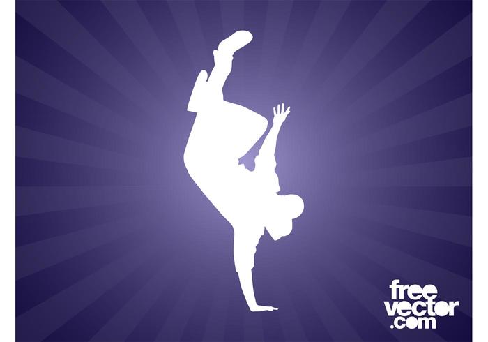 Breakdancer Silhouette Breakdancer Silhouette