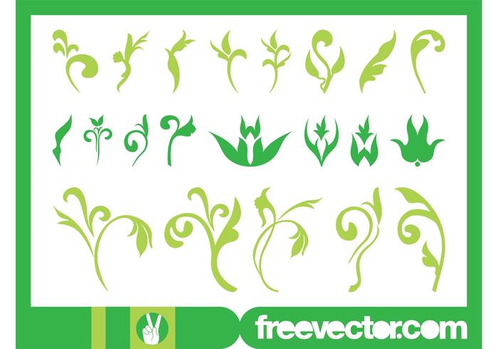 Floral Ornaments Graphics Set Floral Ornaments Graphics Set