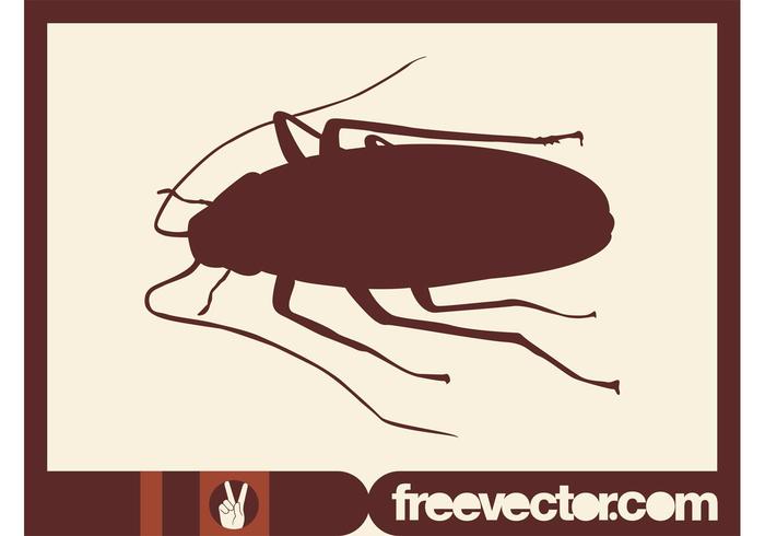 Cockroach Silhouette