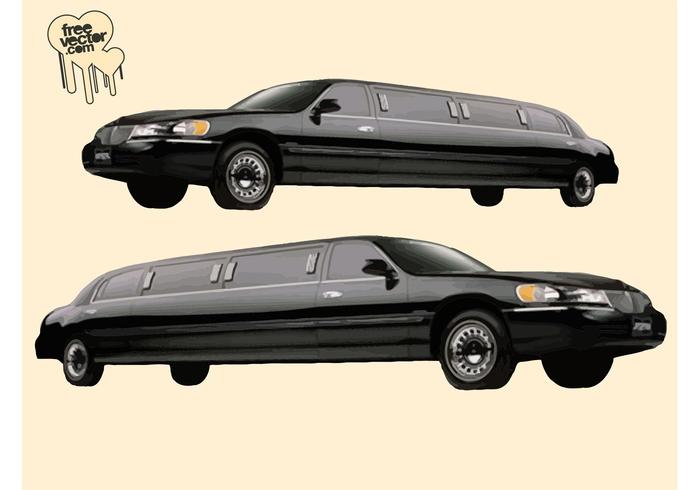 Black Limousine vector