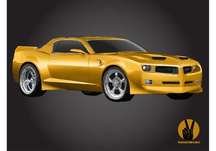 Pontiac firebird vector