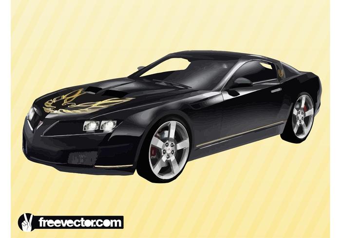 trans am bird vector clipart