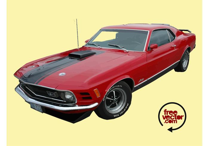 Red Ford Mustang Red Ford Mustang