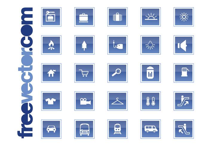 Travel And Transport Icons Travel And Transport Icons