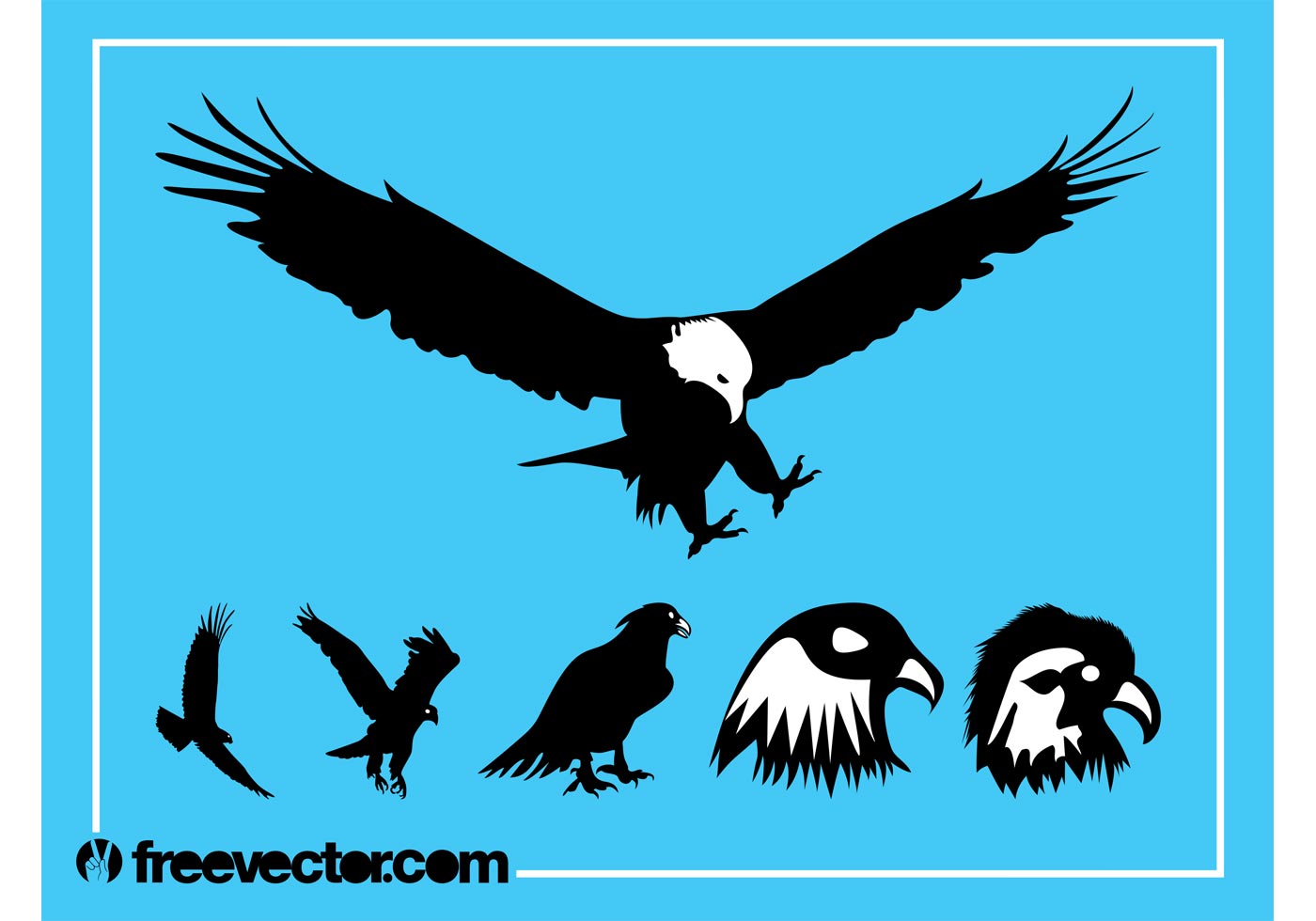 Eagles Silhouette Graphics - Download Free Vector Art, Stock Graphics