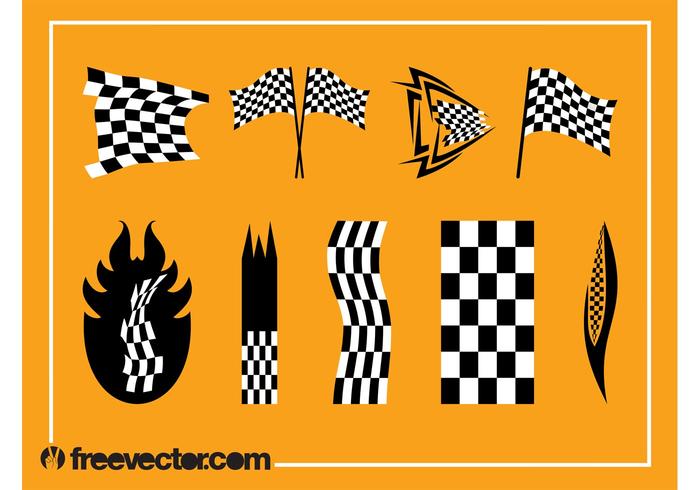 Racing Flags Vector Graphics Racing Flags Vector Graphics