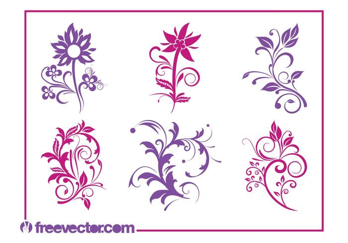 Flowers Graphics Set Flowers Graphics Set