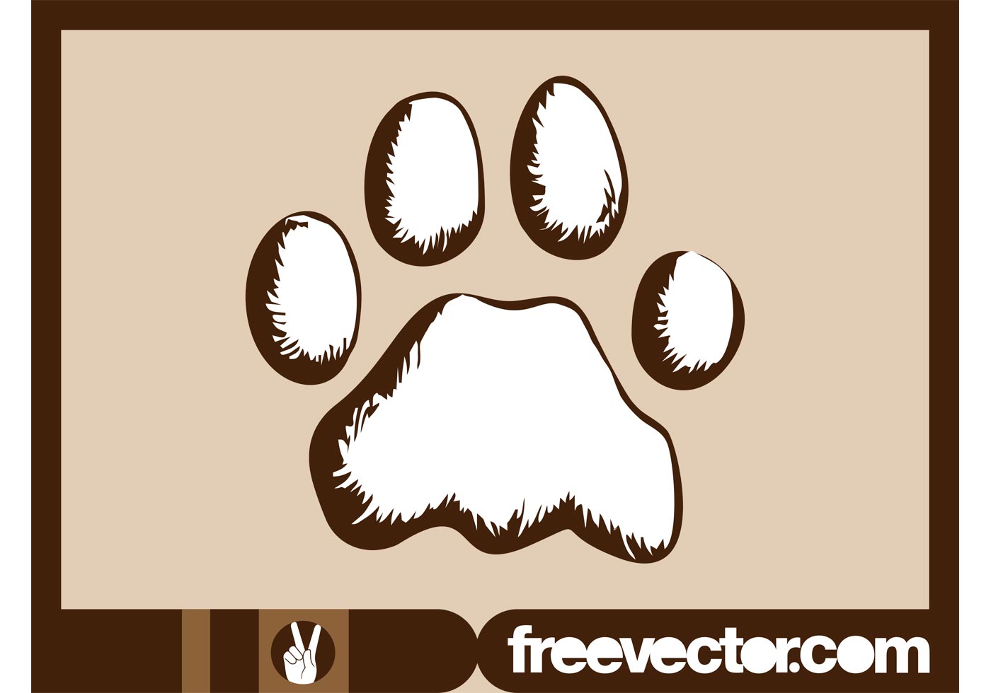 Download Dog Paw Vector - Download Free Vector Art, Stock Graphics ...