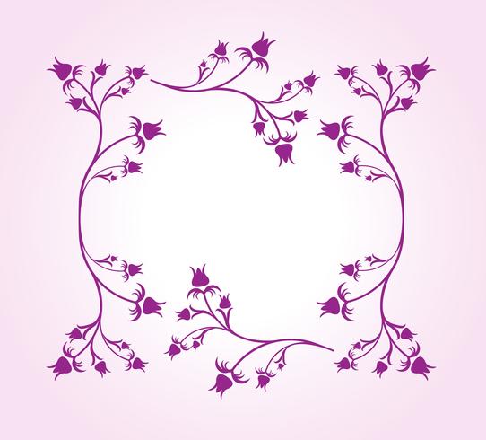 Floral Frame Vector Two Floral Frame Vector Two