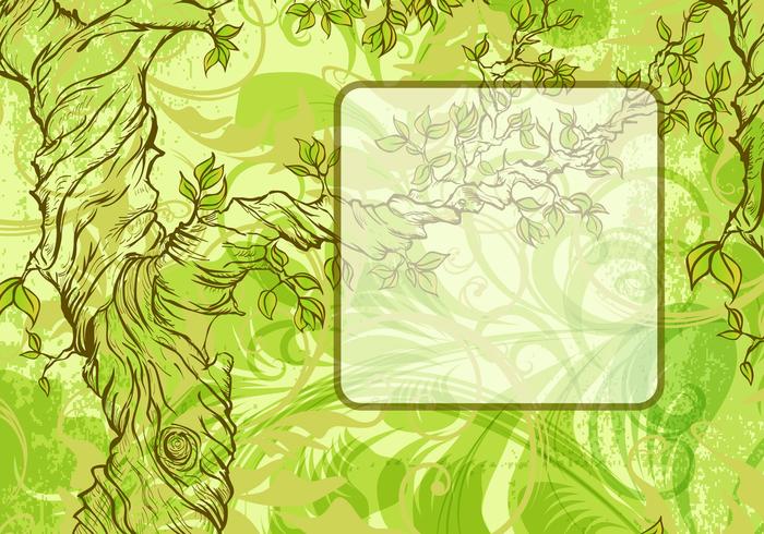 Whimsical Tree Frame Vectors