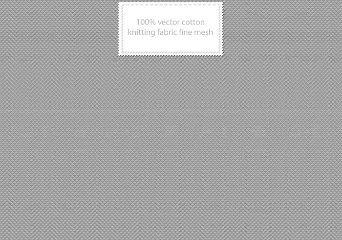 Knitting Fabric Fine Mesh Vector Texture