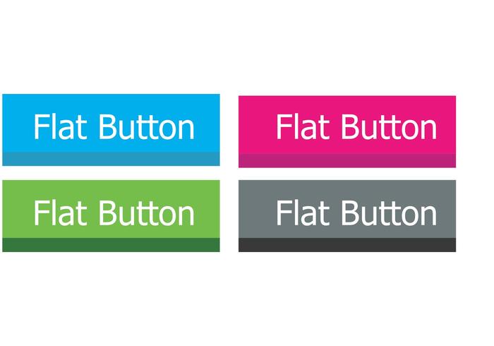 Flat Button Vectors Flat Button Vectors