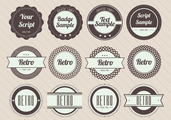 Retro Badge Vectors