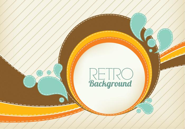 Retro remolino vector de fondo