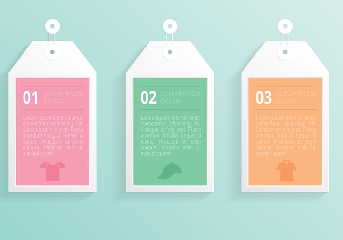 Modern Label Tag Vector Template