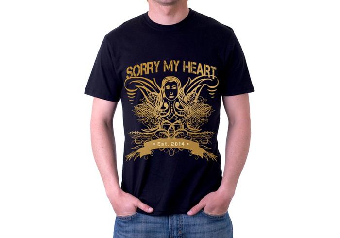 Sorry My Heart Grunge Tshirt Vector Design Sorry My Heart Grunge Tshirt Vector Design