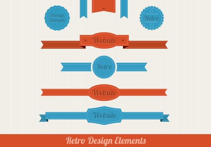 Retro Label and Badge Vectors