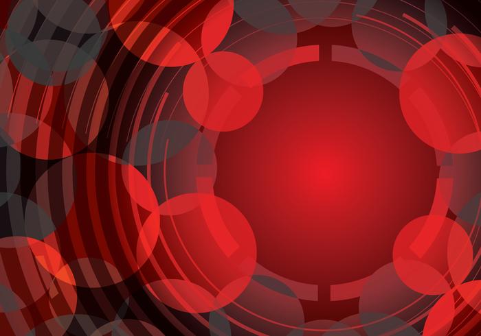Red Abstract Circle Background Vector