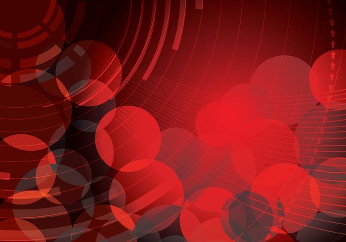 Red Abstract Circle Background Two Vector