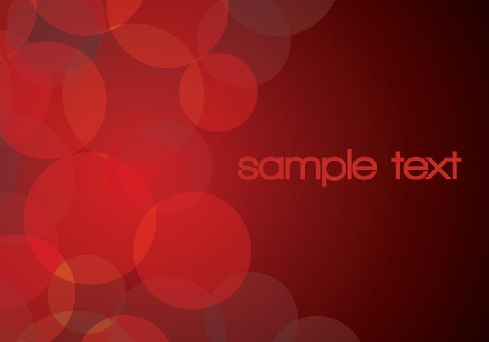 Red Glowing Circle Background Vector