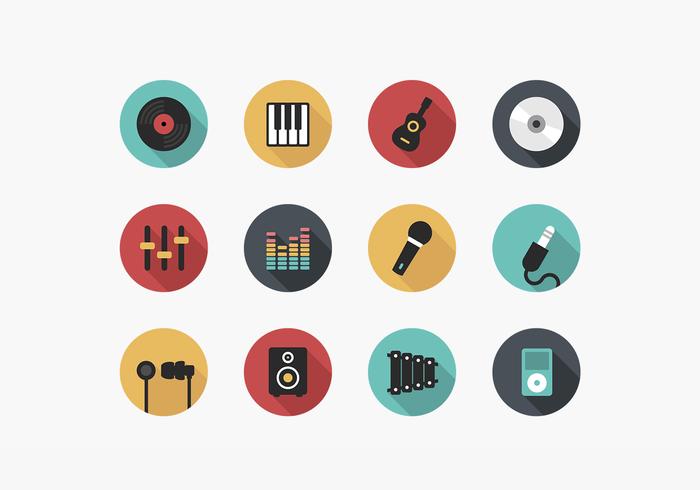 Icono de la música Vector Pack