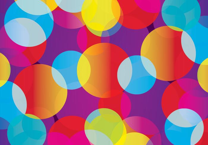 Colorful Circle Background Vector