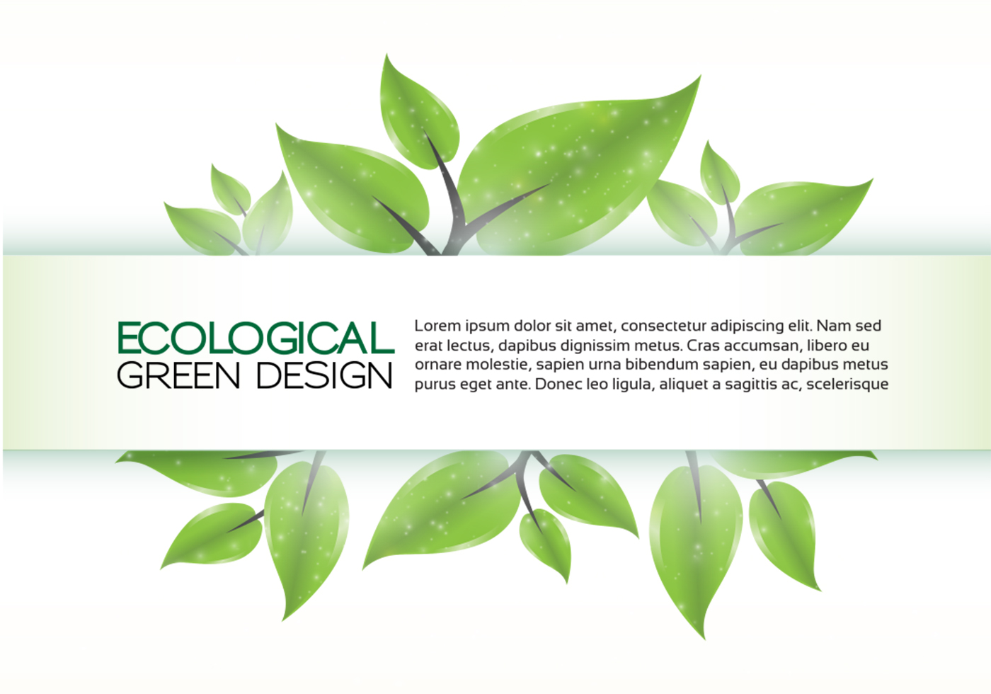 Green Eco Banner  Background  Vector  Download Free Vectors  