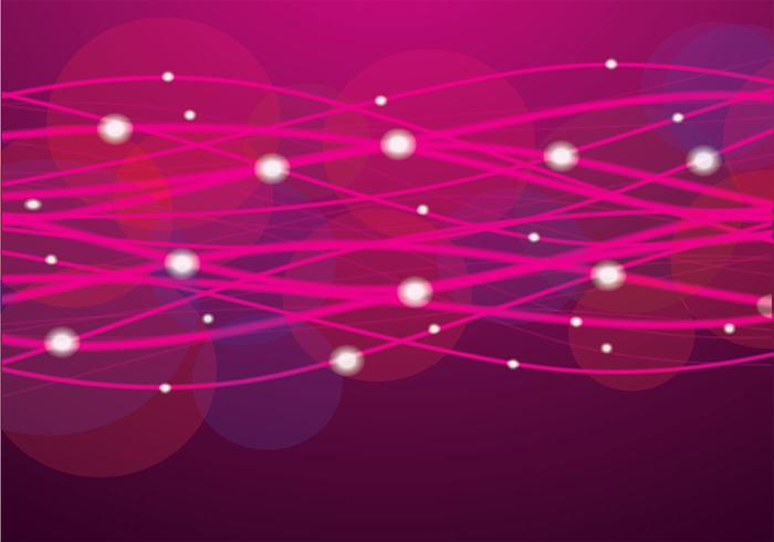 Pink Glowing Lines Vector Background