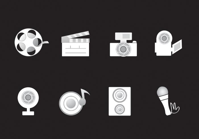 Media Iconos Vector Pack