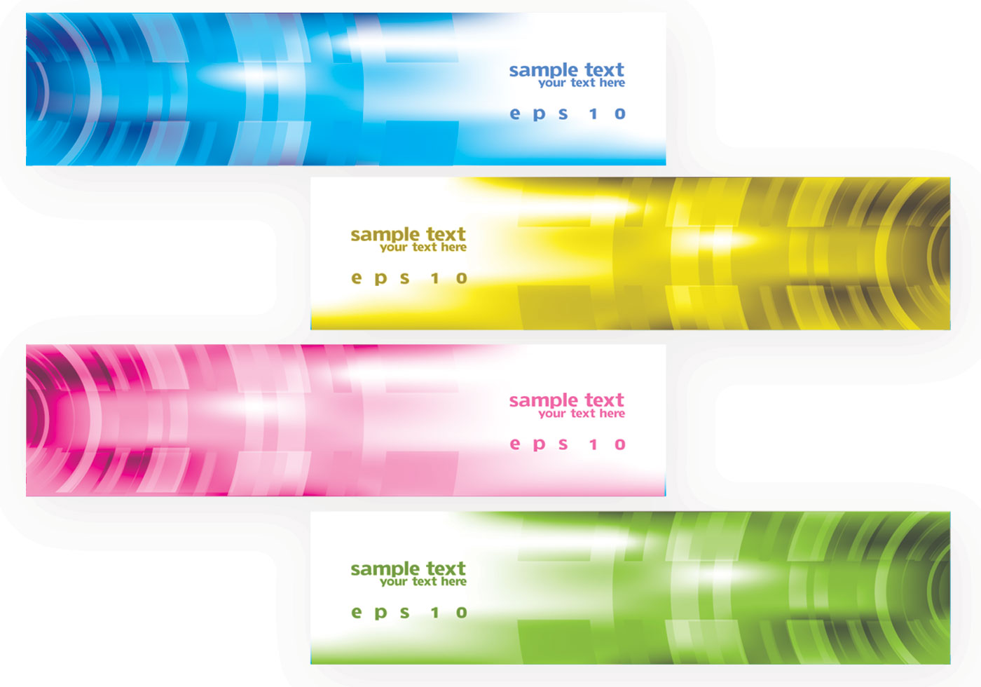 Bright Modern  Banners  Vector Set 80840 Download Free 
