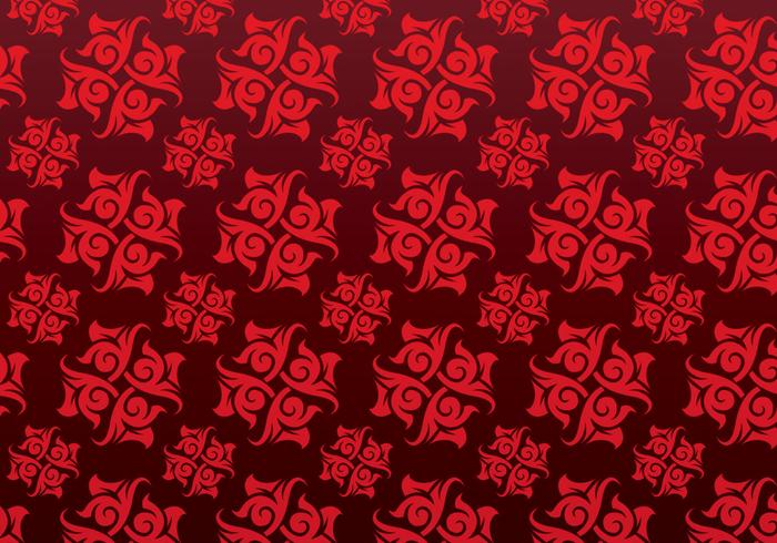 Red Ornamental Vector Patterned Background Download Free 