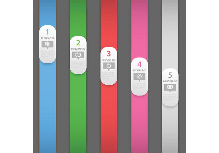 Modern Bright Infographic Vector Modern Bright Infographic Vector
