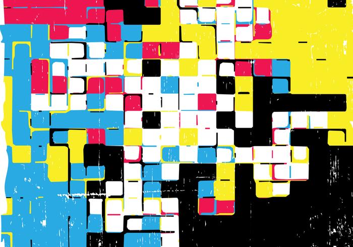 Grungy Square Background Vector