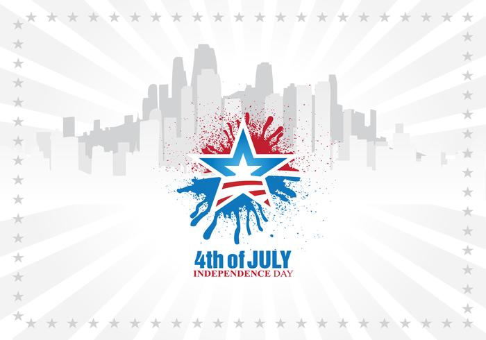 Urban Independence Day Vector
